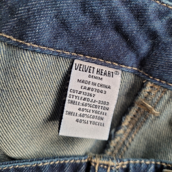 Velvet Heart Denim Blue Nikkie High Waist Slitted Long Midi Denim Skirt Large - Picture 12 of 16